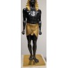"Egyptian" candlestick in burnished and gilded bronze at  Moinat SA  - Antiques and home décor
