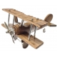 Biplan en aluminium et bois