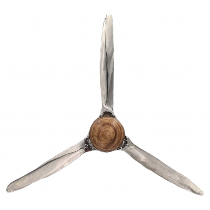 Hélice en aluminium et bois
