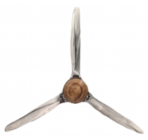 Hélice en aluminium et bois