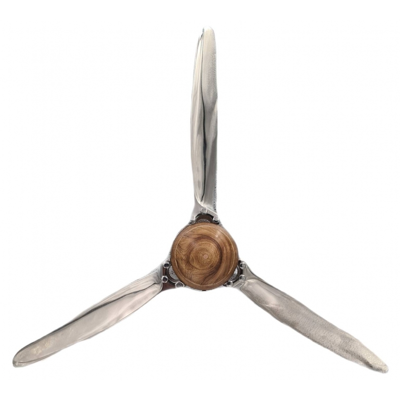 Hélice en aluminium et bois