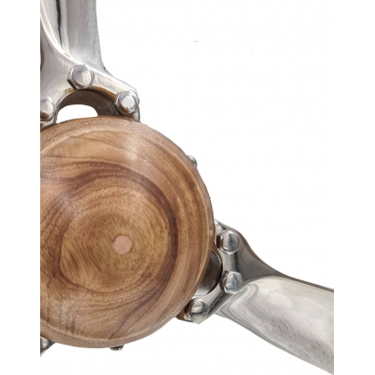 Hélice en aluminium et bois