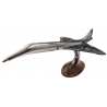Concorde en aluminium et bois