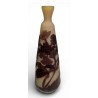 Campanules single-flower vase, signed GALLÉ