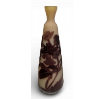 Vase soliflore Campanules signé GALLÉ