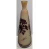 Campanules single-flower vase, signed GALLÉ