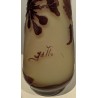 Campanules single-flower vase, signed GALLÉ