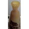 Campanules single-flower vase, signed GALLÉ