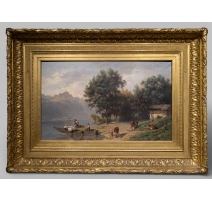 Tableau "Lac des 4 cantons" par GIRARDET