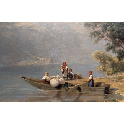 Tableau \"Lac des 4 cantons\" par GIRARDET
