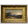 Tableau \"A Fréjus\" signé F. DIDAY