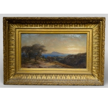 Tableau "A Fréjus" signé F. DIDAY