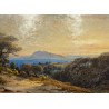 Tableau \"A Fréjus\" signé F. DIDAY