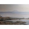 Tableau \"Bord du Nile\" signé A. VEILLON