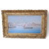 Tableau \"Vue de Naples\" signé CARELLI