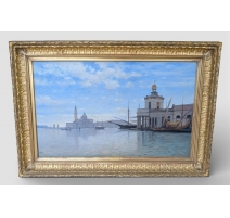Tableau "Venise" signé A. VEILLON