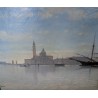 Tableau \"Venise\" signé A. VEILLON