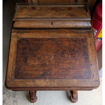 Davenport inlaid desk