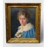 Tableau \"Portait de femme\" signé ?