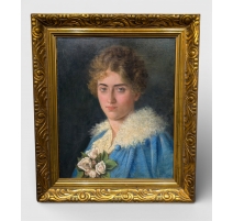 Tableau "Portait de femme" signé ?