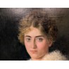 Tableau \"Portait de femme\" signé ?