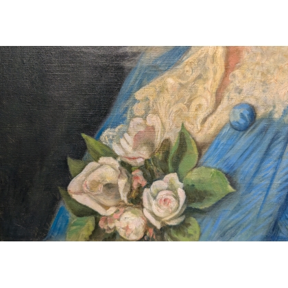 Tableau \"Portait de femme\" signé ?