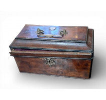 Coffret à thé en acajou