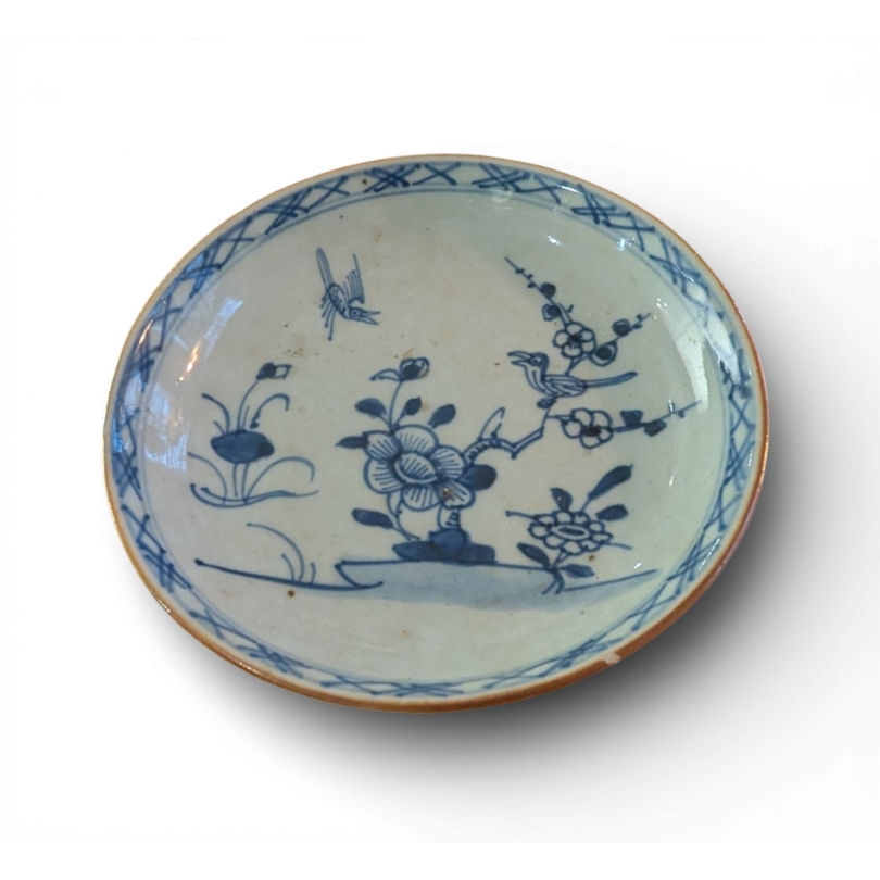 Coupelle en porcleaine bleu blanc