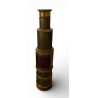 Brass and wood spyglass