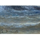 Tableau "Bord de mer" signé L. MENNET