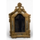 Cadre Louis XIV doré bordure miroir