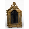 Cadre Louis XIV doré bordure miroir