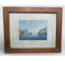 Gravure "Zurich" par BRAUN