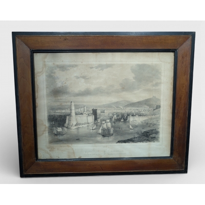 Gravure "Marseille" par TURGIS
