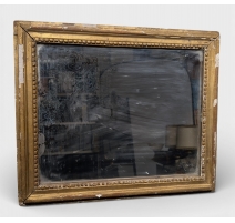 Miroir rectangulaire doré