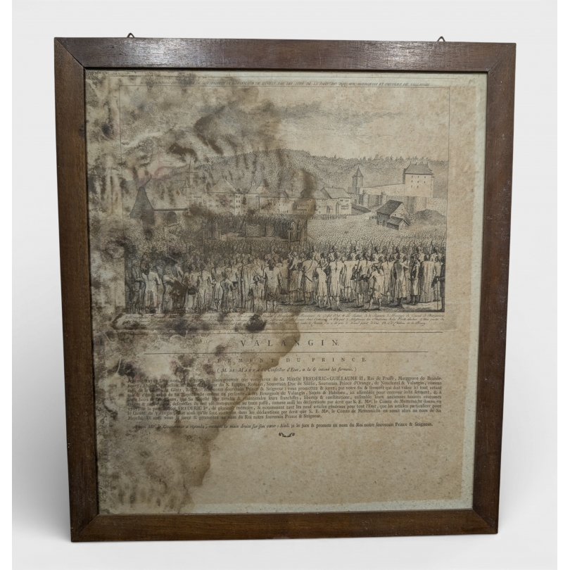 Gravure "Valagin" par GIRARDET