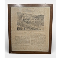 Gravure "Val de Travers" par GIRARDET