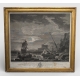 Gravure "Le Calme sur le bord de mer" par VERNET