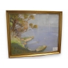 Pastel "Bord de mer" signé