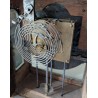 Pendule murale en bois noir