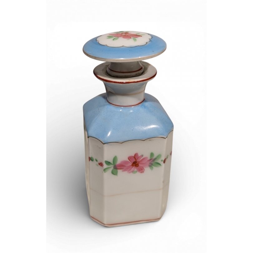 Flacon carré en porcelaine