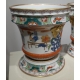 Paire de cache-pots ronds en porcelaine Japonais