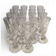 Lot de 18 flutes à champagne
