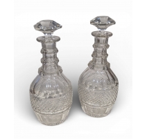 Paire de carafes à vin Trianon