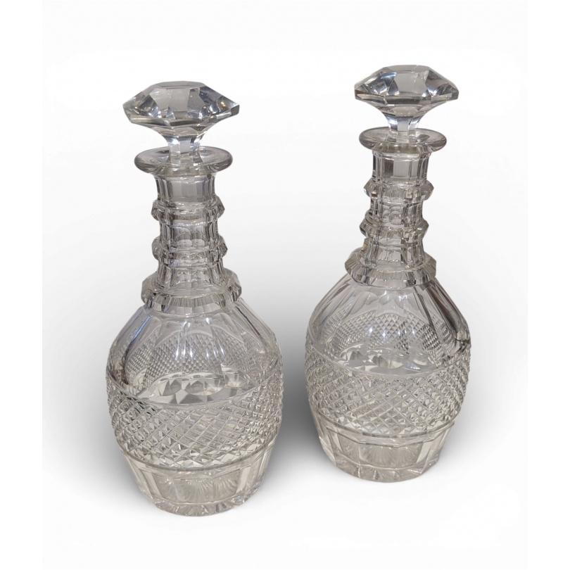 Paire de carafes à vin Trianon