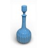 Blue opaline carafe