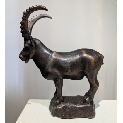 Bronze "Bouquetin des alpes" signé GICÉ 95