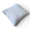 Coussin en alcantra beige
