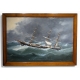 Tableau "Marine" signé Ed. ADAMS 1880