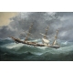Tableau "Marine" signé Ed. ADAMS 1880